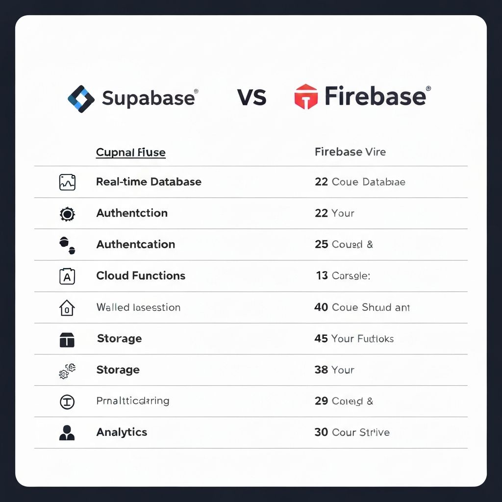 Supabase vs Firebase: Choosing the Right Backend for Your Next.js App